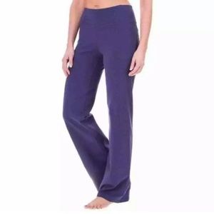 PraNa ‘Breathe’ Purple Flare Athletic Yoga Pants
